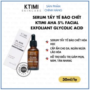 Serum Tẩy Tế Bào Chết KTIMI AHA 5% Facial Exfoliant Glycolic Acid