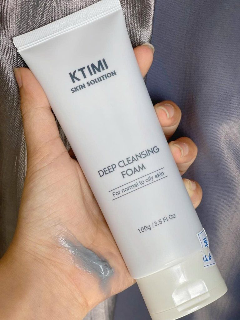 Sữa rửa mặt dịu nhẹ cho da nhờn mụn KTIMI Deep Cleansing Foam