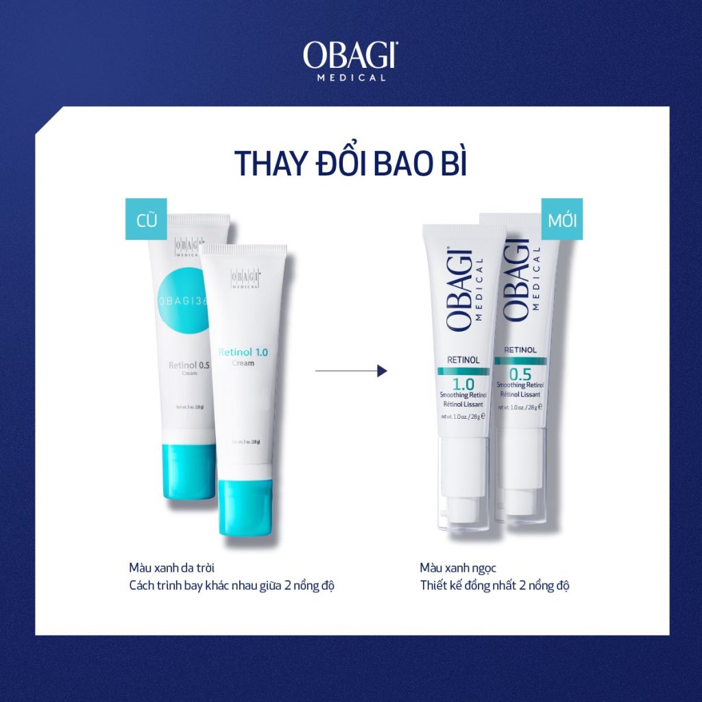 Kem OBAGI Retinol 1.0% trẻ hoá da – trị nám