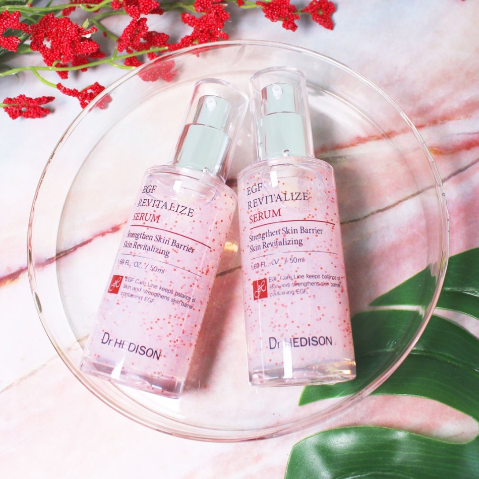 Huyết thanh siêu tái tạo tế bào gốc EGF Revitalize Serum Dr.Hedison 50ml - Ảnh 3