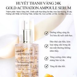 Huyết thanh vàng 24k Dr.Hedison Gold Activation Ampoule Serum 50ml