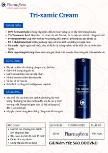 Kem Dưỡng Hỗ Trợ Trẻ Hoá, Làm Mờ Thâm Nám Pharmaform Tri-Xamic Cream