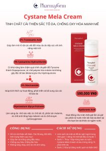 Kem Làm Mờ Nám, Tàn Nhang Pharmaform Cystane Mela Cream 30ml