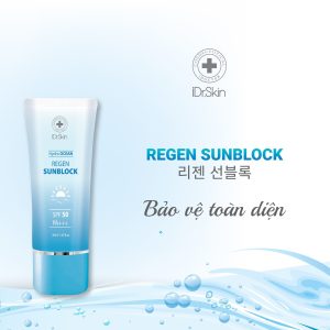 Kem chống nắng cho da mặt Idr.Skin Hydro Ocean - Regen Sunblock (SPF50+++)