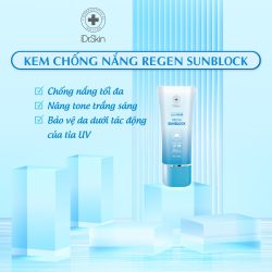 Kem chống nắng cho da mặt Idr.Skin Hydro Ocean - Regen Sunblock (SPF50+++)