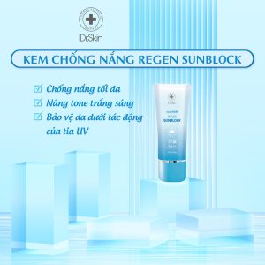 Kem chống nắng cho da mặt Idr.Skin Hydro Ocean - Regen Sunblock (SPF50+++)