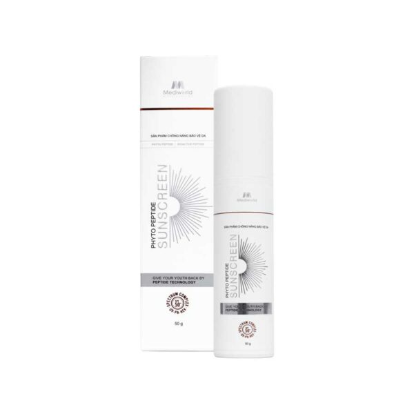 Kem chống nắng giúp bảo vệ và phục hồi da Mediworld Phyto Peptide Sunscreen 50g