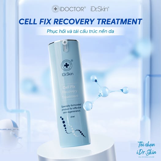 Kem dưỡng da mặt IDr.Skin Cell Fix Recovery Treatment tái tạo và phục hồi da bị kích ứng hư tổn 31ml