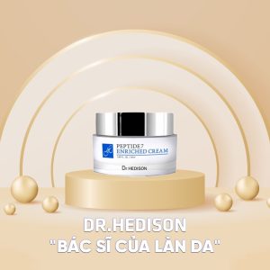 Kem dưỡng giảm nếp nhăn Peptide 7 Enriched Cream Dr.Hedison 50ml