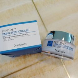 Kem dưỡng giảm nếp nhăn Peptide 7 Enriched Cream Dr.Hedison 50ml