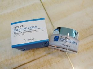 Kem dưỡng giảm nếp nhăn Peptide 7 Enriched Cream Dr.Hedison 50ml
