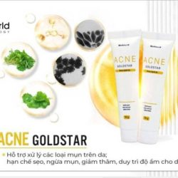 Kem trị mụn Mediworld Acne Goldstar hỗ trợ chăm sóc và xử lý mụn