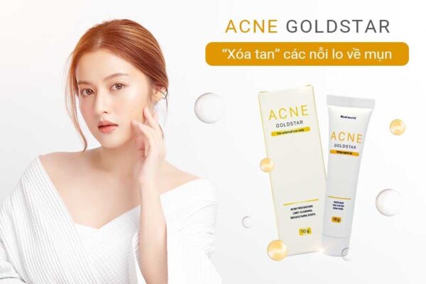 Kem trị mụn Mediworld Acne Goldstar hỗ trợ chăm sóc và xử lý mụn