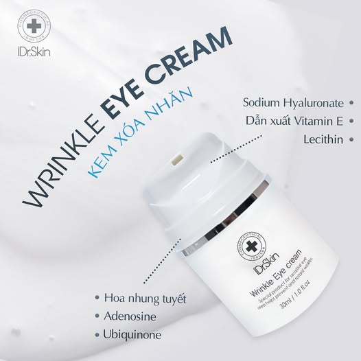 Kem xoá nhăn mờ thâm Idr.Skin Wrinkle Eye Cream