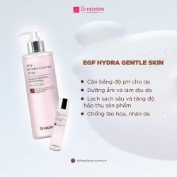 Nước hoa hồng tái tạo tế bào gốc Dr.Hedison EGF Hydra Gentle Skin