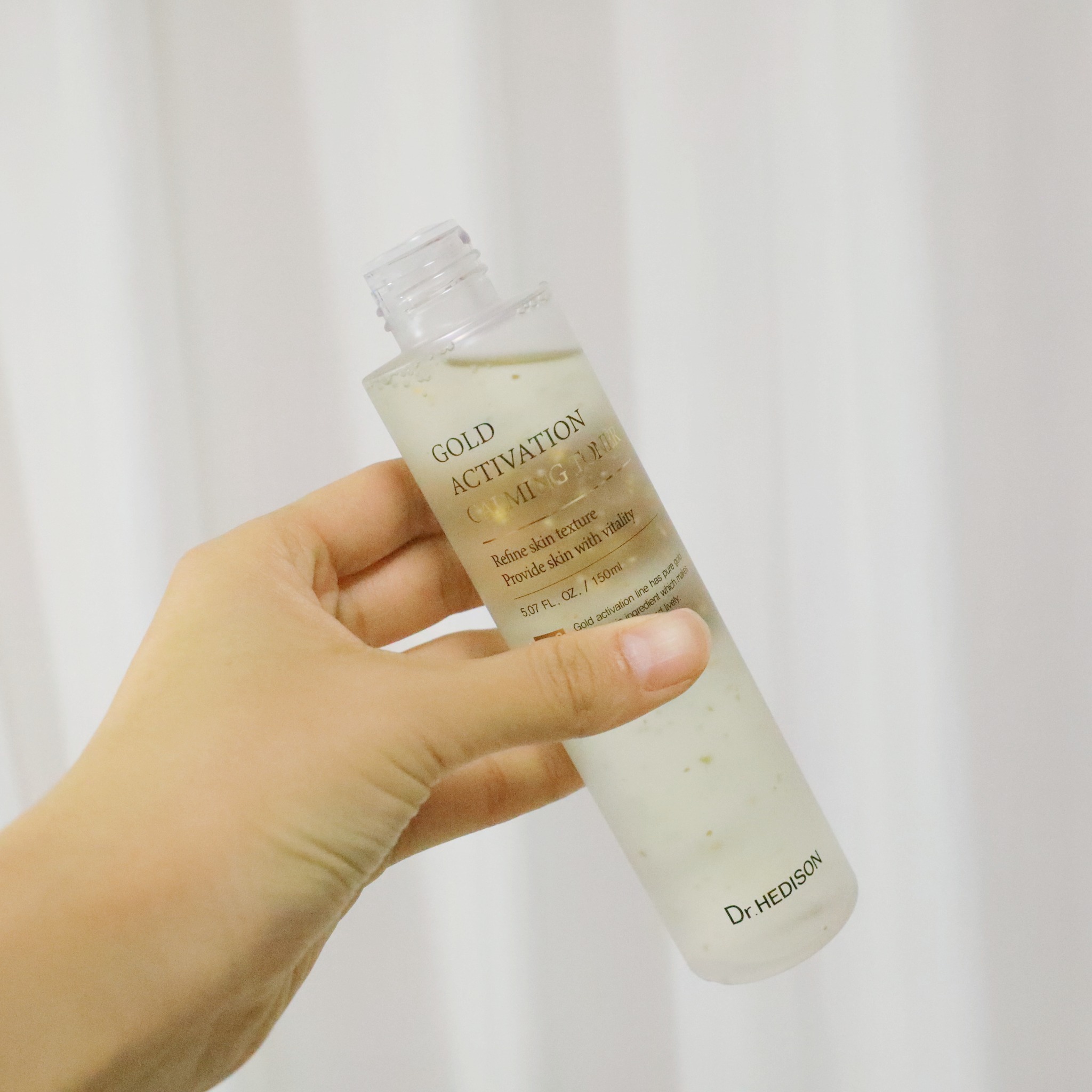 Nước hoa hồng tinh chất vàng Dr.Hedison Gold Activation Calming Toner - Ảnh 5