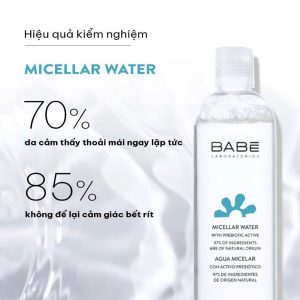 Nước tẩy trang làm sạch sâu BABE Micellar Water 250ml