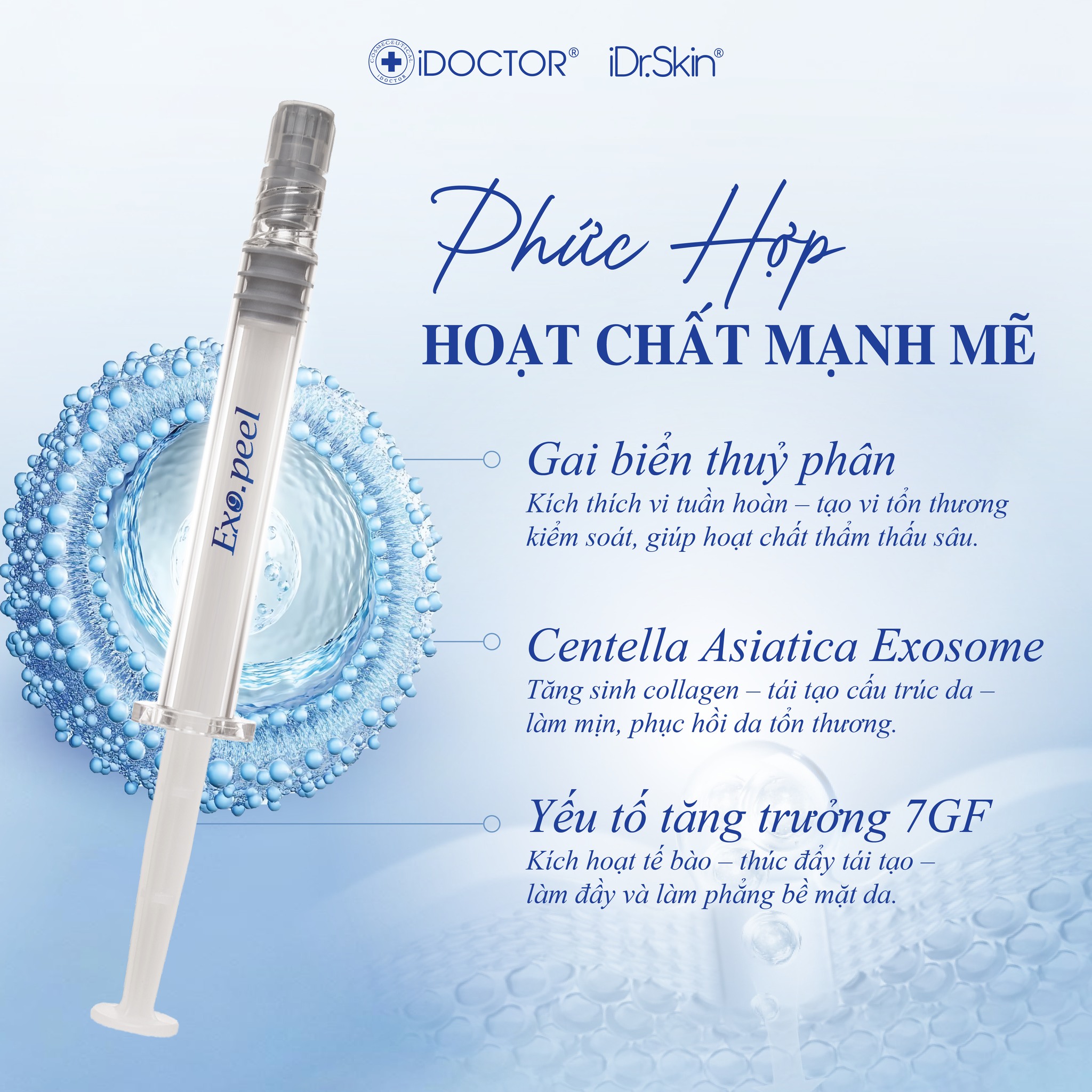 Peel vật lý căng bóng da Idr.Skin iDr.Exo Peel