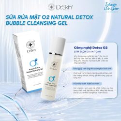 Rửa mặt sạch sâu O2 Idr.Skin Natural Detox Bubble Cleansing Gel