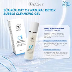 Rửa mặt sạch sâu O2 Idr.Skin Natural Detox Bubble Cleansing Gel