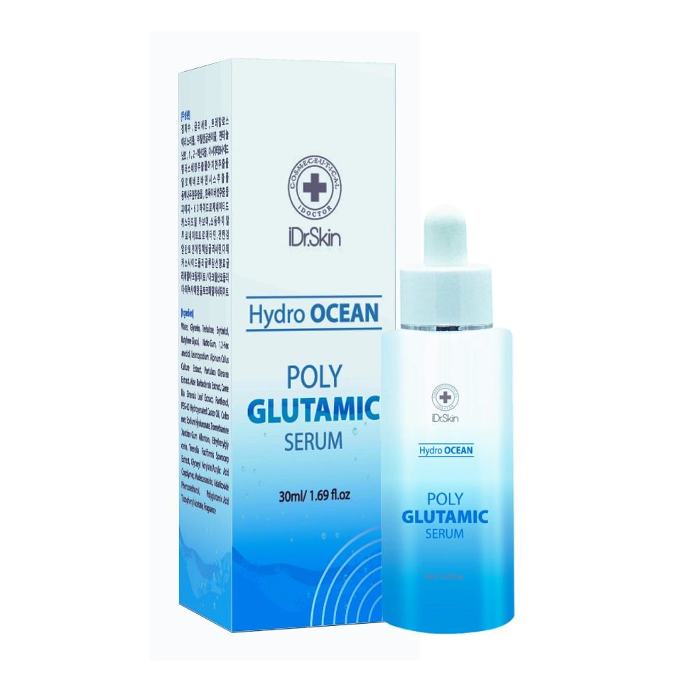 Serum cấp ẩm Idr.skin Hydro Ocean Poly Glutamic Serum cho da ẩm mượt (IDr Skin)