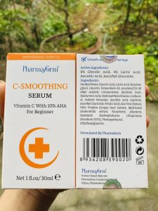 Tinh Chất Dưỡng Sáng Da, Mờ Thâm, Chống Lão Hoá Pharmaform C-Smoothing Serum 30ml
