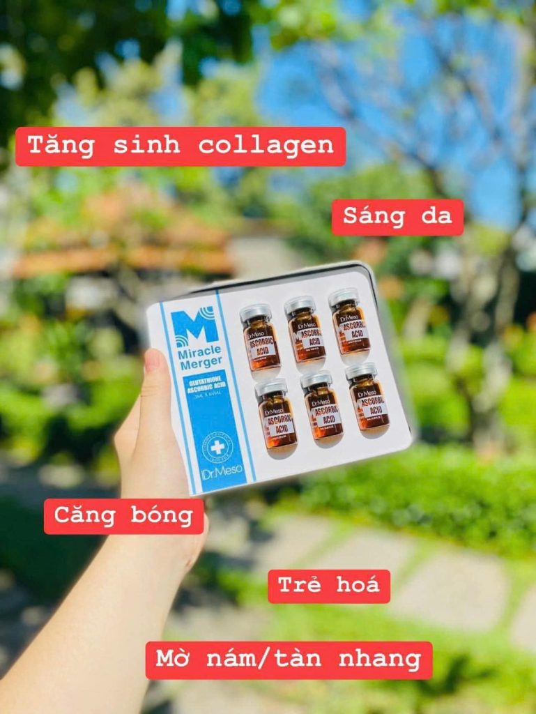 Tinh chất Meso huỷ nám Ascorbic 20% Idr Skin Idr.Meso Miracle Merger