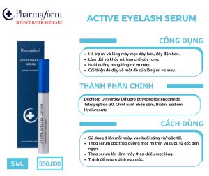 Tinh chất dưỡng mi và lông mày Pharmaform Active Eyelash Serum 5ml