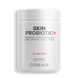 Viên lợi khuẩn cân bằng vi sinh làm đẹp da Codeage Skin Probiotic lọ 60 viên