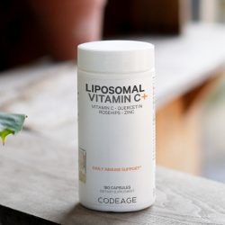 Viên uống tăng đề kháng và chống oxy hóa Codeage Liposomal Vitamin C 180 viên