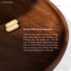 Viên uống trẻ hóa da chống lão hóa Codeage Liposomal NMN 90 viên