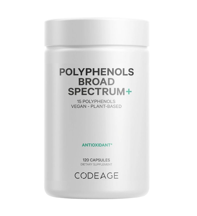 Viên uống trẻ hóa và bảo vệ da phổ rộng Codeage Polyphenols Broad Spectrum