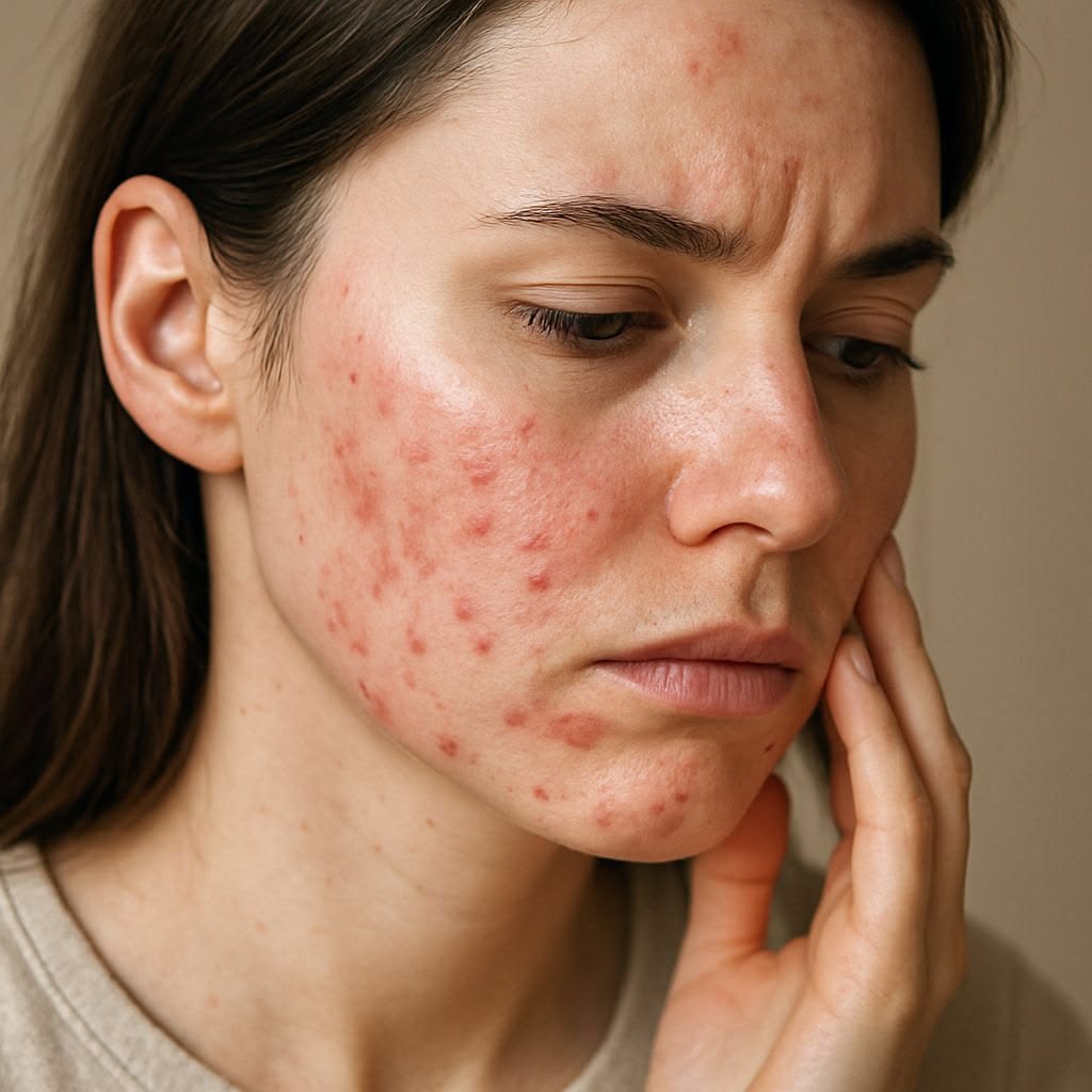 Mụn nội tiết có tự hết không