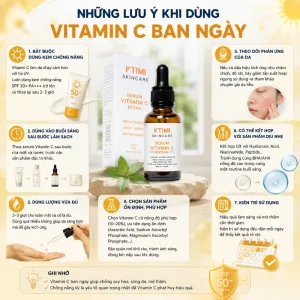 Những Lưu Ý Khi Dùng Vitamin C Ban Ngày