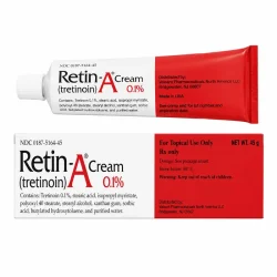Kem Trị Mụn, Mờ Thâm, Trẻ Hóa Da Chuyên Sâu Tretinoin Retin-A 0.1% Cream Mỹ 20g