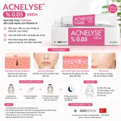 Kem trị mụn, mụn trứng cá, trẻ hóa da Tretinoin Acnelyse